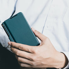 Заредете изображение във визуализатора на галерията – Nillkin Qin Leather Pro Samsung Galaxy Z Fold 5 Leather Flip Case with Camera Cover - Black
