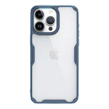 Заредете изображение във визуализатора на галерията – Nillkin Nature Pro TPU Case for Iphone 15 Pro transparent-blue
