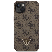 Заредете изображение във визуализатора на галерията – Original Case GUESS hardcase Crossbody 4G Metal Logo GUHCP13MP4TDSCPW for Iphone 13 brown
