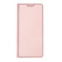 Заредете изображение във визуализатора на галерията – Dux Ducis Skin Pro Case for Samsung Galaxy S23 Flip Card Wallet Stand Pink
