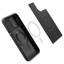 Заредете изображение във визуализатора на галерията – Spigen OPTIK ARMOR MAG MAGSAFE IPHONE 15 PRO MAX BLACK
