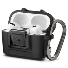 Заредете изображение във визуализатора на галерията – Spigen lock fit case for aurpods pro 1 / 2 matte black - TopMag

