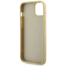 Заредете изображение във визуализатора на галерията – Original Case GUESS Rhinestone Triangle hardcase GUHCP14MHDGTPD for Iphone 14 Plus gold
