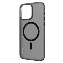 Заредете изображение във визуализатора на галерията – Decoded - protective case for iPhone 15 Pro Max compatible with MagSafe (ice-black)
