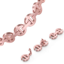 Заредете изображение във визуализатора на галерията – Bracelet loop for Apple Watch 42/44/45 design 3 pink

