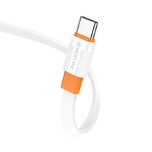 Заредете изображение във визуализатора на галерията – Borofone Cable BX89 Union - USB to Type C - 3A 1 metre white-orange
