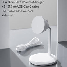 Заредете изображение във визуализатора на галерията – ESR HALOLOCK SHIFT MAGNETIC MAGSAFE WIRELESS CHARGER WHITE
