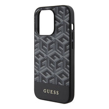 Заредете изображение във визуализатора на галерията – Guess GCube Stripes MagSafe case for iPhone 15 Pro Max - black

