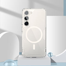 Заредете изображение във визуализатора на галерията – Nillkin Nature Pro Magnetic Case for Samsung Galaxy S23+ with MagSafe armored cover white
