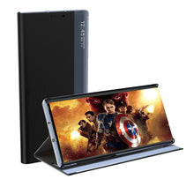 Заредете изображение във визуализатора на галерията – New Sleep Case for Samsung Galaxy A14 cover with flip stand blue
