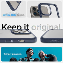Заредете изображение във визуализатора на галерията – Spigen ultra hybrid гръб за iphone 14 pro navy blue - TopMag
