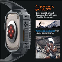 Заредете изображение във визуализатора на галерията – Spigen Rugged Armor Pro Case for Apple Watch Ultra 1/2 (49 mm) - Dark Gray
