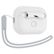 Заредете изображение във визуализатора на галерията – Spigen SILICONE FIT STRAP Apple AIRPODS PRO 1 / 2 WHITE/GREY
