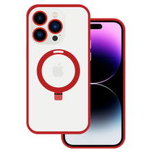 Заредете изображение във визуализатора на галерията – Tel Protect Magical Magsafe Stand Case for Iphone 12 Pro Max red

