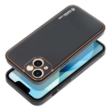 Заредете изображение във визуализатора на галерията – Forcell leather гръб за iphone 14 ( 6.1 ) черен - TopMag
