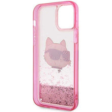 Заредете изображение във визуализатора на галерията – Karl Lagerfeld KLHCP12MLNCHCP iPhone 12/ 12 Pro 6.1" pink/pink hardcase Glitter Choupette Head
