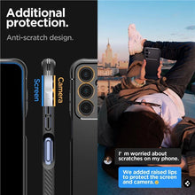 Заредете изображение във визуализатора на галерията – Spigen Rugged Armor case for Samsung Galaxy A25 5G - matte black
