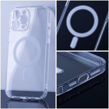 Заредете изображение във визуализатора на галерията – Clear Mag Cover case compatible with MagSafe for IPHONE 15 PRO
