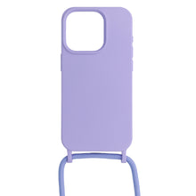 Заредете изображение във визуализатора на галерията – Strap Silicone Case for Iphone 13/14 design 1 purple
