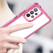 Заредете изображение във визуализатора на галерията – Outer Space Case for Samsung Galaxy A53 5G cover with a flexible frame pink
