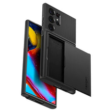 Заредете изображение във визуализатора на галерията – SPIGEN Slim Armor CS case for SAMSUNG S23 ULTRA black

