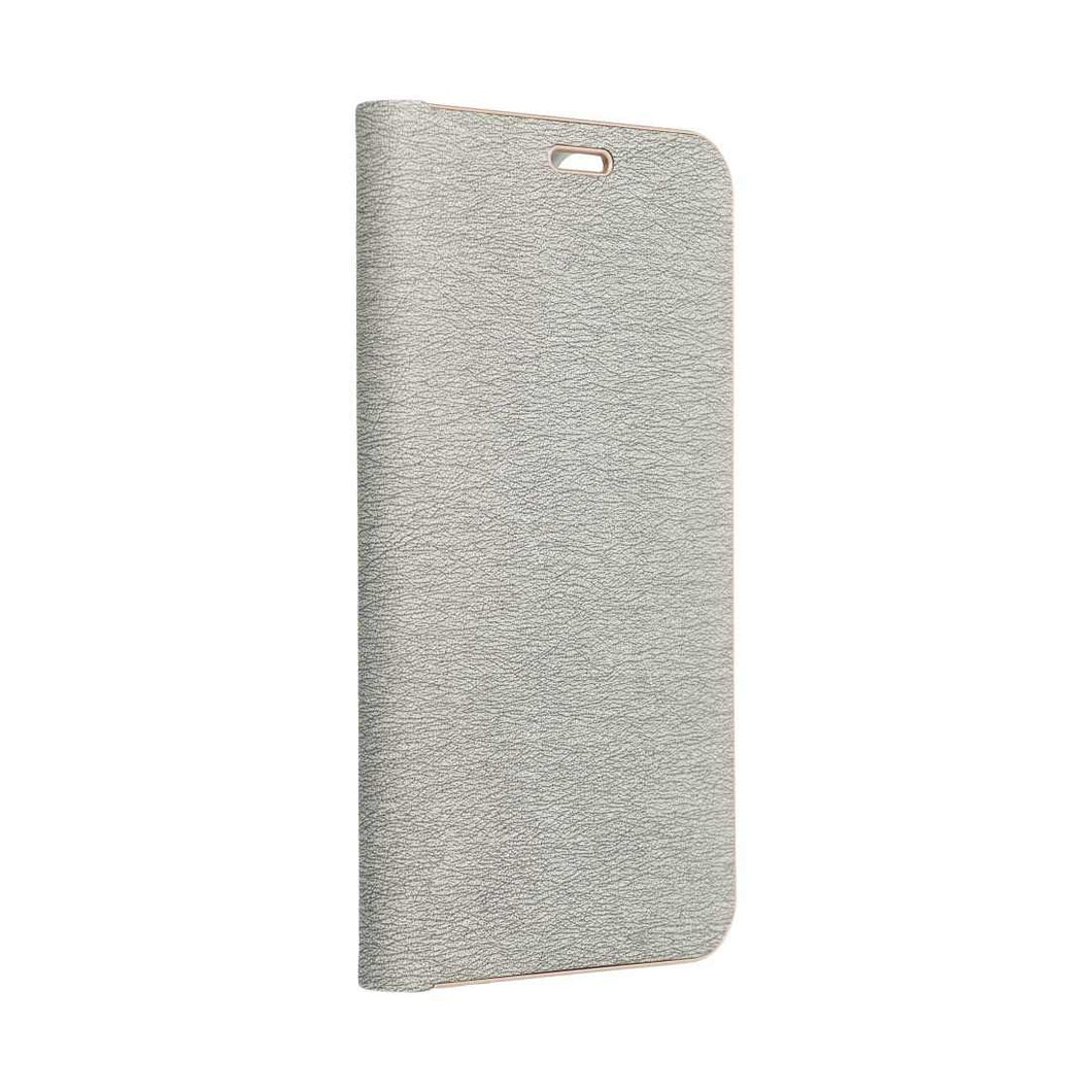 Forcell luna gold тип книга за samsung a03 silver - TopMag