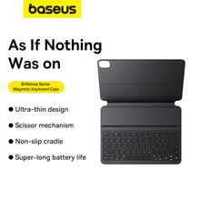 Заредете изображение във визуализатора на галерията – Baseus Brilliance Series keyboard case for iPad mini 8.3'' (6th generation) + USB-C cable - black
