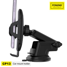Заредете изображение във визуализатора на галерията – Foneng Car holder CP13 to windshield black

