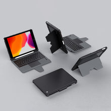 Заредете изображение във визуализатора на галерията – Nillkin Keyboard Armor Case for iPad 10.2'' 2021 / 2020 / 2019 Bluetooth Keyboard Black
