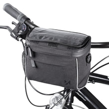 Заредете изображение във визуализатора на галерията – Wozinsky bicycle handlebar bag bike shoulder bag black (WBHBB-01)
