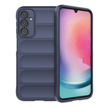 Заредете изображение във визуализатора на галерията – Magic Shield Case for Samsung Galaxy A24 4G flexible armored cover blue
