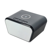 Заредете изображение във визуализатора на галерията – Wirelles charger 15w cfnz01 with watch and thermometer black
