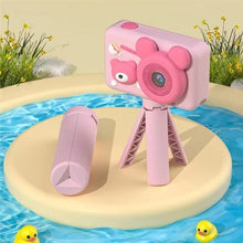 Заредете изображение във визуализатора на галерията – Digital camera for children D32 Mouse with tripod pink
