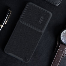 Заредете изображение във визуализатора на галерията – Nillkin Textured S Case for Samsung Galaxy S23+ armored cover with camera cover black
