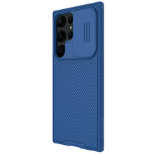 Заредете изображение във визуализатора на галерията – Nillkin CamShield Pro Case for Samsung Galaxy S23 Ultra cover with camera cover blue
