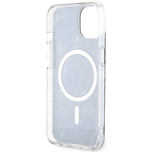 Заредете изображение във визуализатора на галерията – Original Case GUESS hardcase Marble MagSafe GUHMP14SPCUMAK for Iphone 14 black
