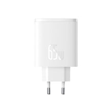 Заредете изображение във визуализатора на галерията – Baseus Cube Pro 65W GaN charger 2x USB-C USB-A - white
