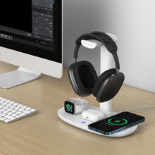 Заредете изображение във визуализатора на галерията – Wireless charger qi 4in1 15w b15a white
