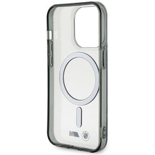 Заредете изображение във визуализатора на галерията – BMW Silver Ring MagSafe case for iPhone 15 Pro - transparent

