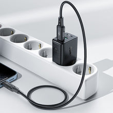 Заредете изображение във визуализатора на галерията – Acefast charger 2 x usb 3a qc 18w a33 black
