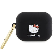 Заредете изображение във визуализатора на галерията – Hello Kitty Silicone 3D Kitty Head Case for AirPods Pro 2 (2022/2023) - Black
