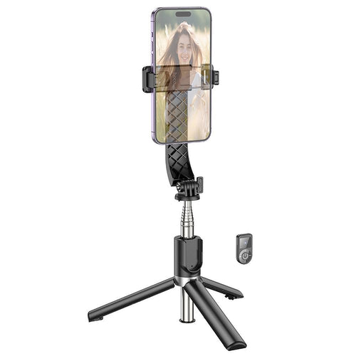 HOCO selfie stick tripod with bluetooth remote control Prior K20 black