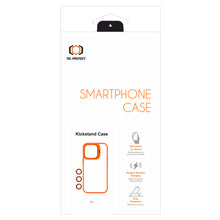 Заредете изображение във визуализатора на галерията – Tel Protect Kickstand case + camera glass (lens) for Iphone 14 Pro orange
