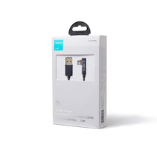 Заредете изображение във визуализатора на галерията – Joyroom S-UL012A6 USB-A angled cable - Ligtning 2.4A 1.2m - blue
