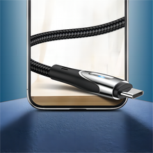 Заредете изображение във визуализатора на галерията – Joyroom Sharp Series cable with fast charging USB-A - USB-C 3A 2m black (S-M411)
