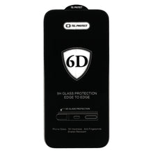 Заредете изображение във визуализатора на галерията – Full Glue 6D Tempered Glass for IPHONE 15 PRO BLACK
