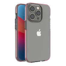 Заредете изображение във визуализатора на галерията – Spring Case case for iPhone 14 Pro silicone case with a frame light pink
