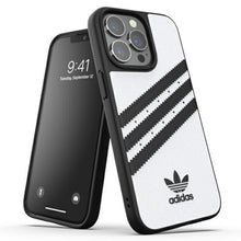 Заредете изображение във визуализатора на галерията – Adidas OR Moulded PU FW21 iPhone 13 Pro /13 6,1" czarno biały/black white 47115
