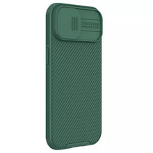 Заредете изображение във визуализатора на галерията – Nillkin CamShield Pro PC+TPU Case for Iphone 15 Plus green
