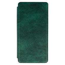 Заредете изображение във визуализатора на галерията – Razor Leather Book Case for Samsung Galaxy A54 5G dark green
